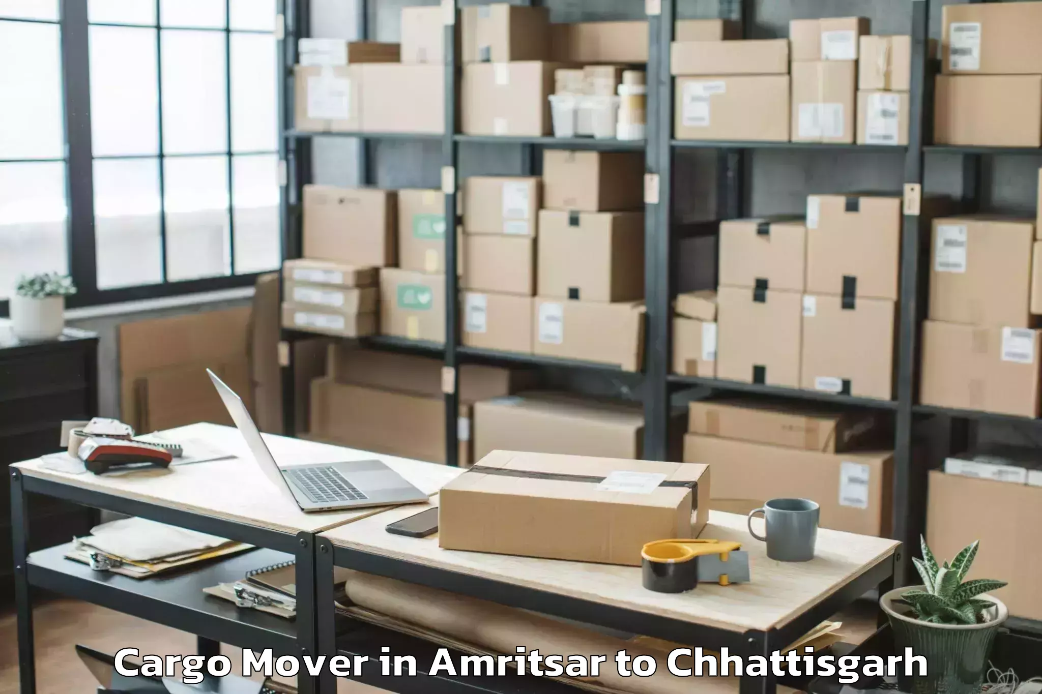 Book Amritsar to Bagbahara Cargo Mover Online